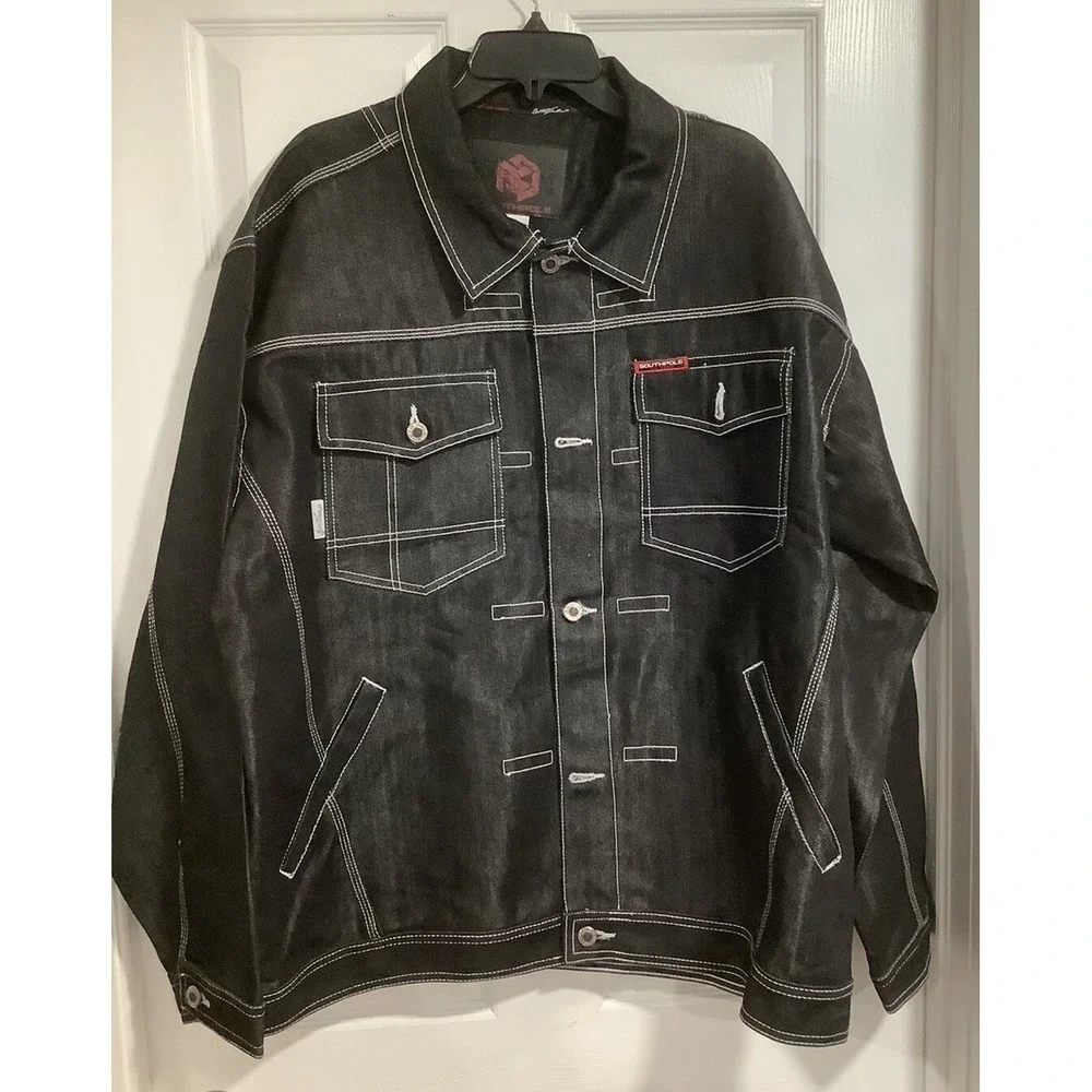 Vintage 90s  South Pole denim jacket Size XL Beautiful